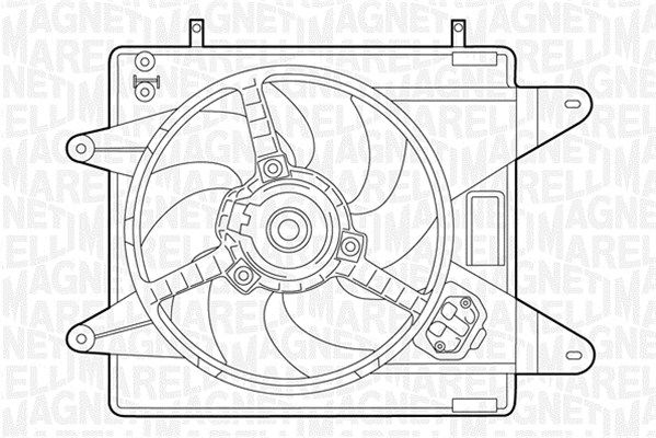 MAGNETI MARELLI Ventilators, Motora dzesēšanas sistēma 069422015010